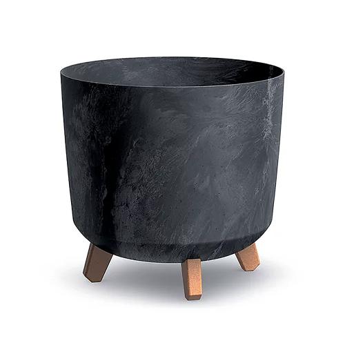 Flower pot  GRACIA TUBUS BETON EFFECT - anthracite
