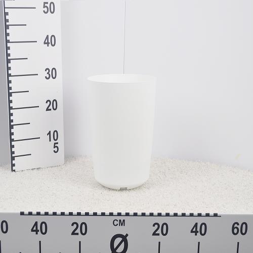 Flower pot GRACIA TUBUS SLIM - white