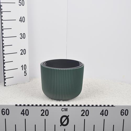 Flower pot MILLY-pine green