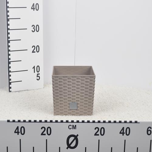 Flower pot RATO low - mocca