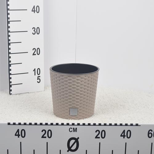 Flower pot RATO ROUND - MOCCA