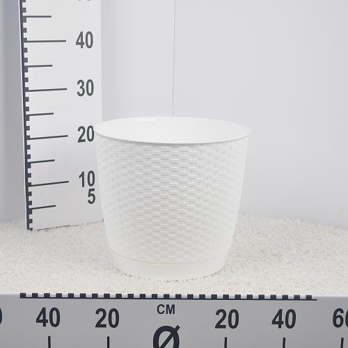 Flower pot RATOLLA round - white