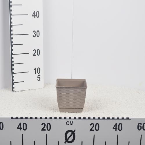 Flower pot RATOLLA square - mocca