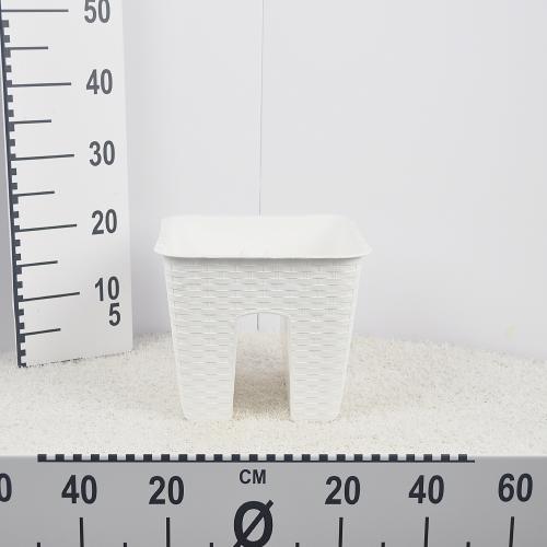 Flower pot RATOLLA  SQUARE - white