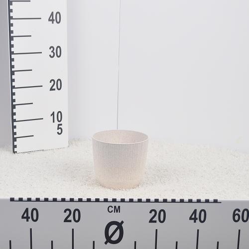 FLOWER POT RYFO ECO WOOD - white ECO