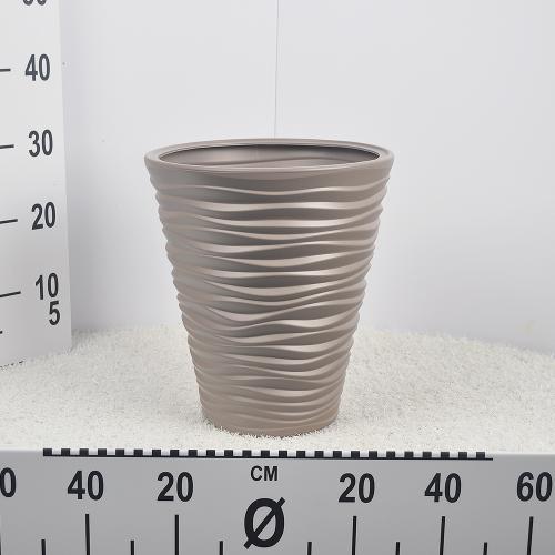 Flower pot SAND - mocca