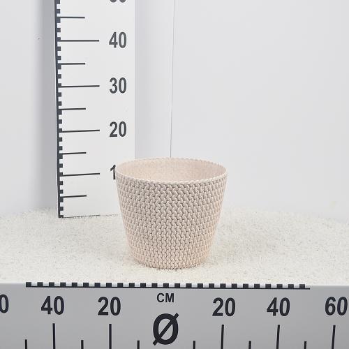 Flower pot SPLOFLY - ECO white