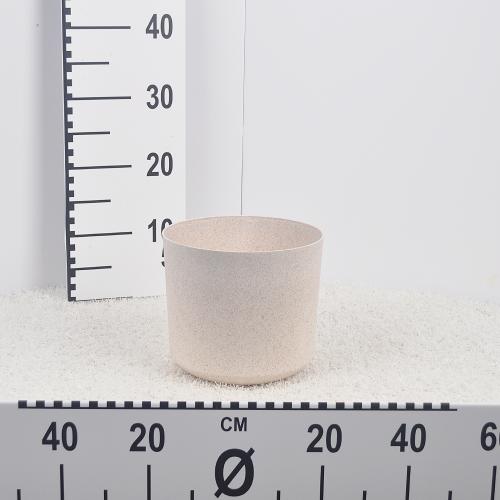 Flower pot TUBO ECO WOOD - ECO white - FSC mix credit cert. No: DNV-COC-002260