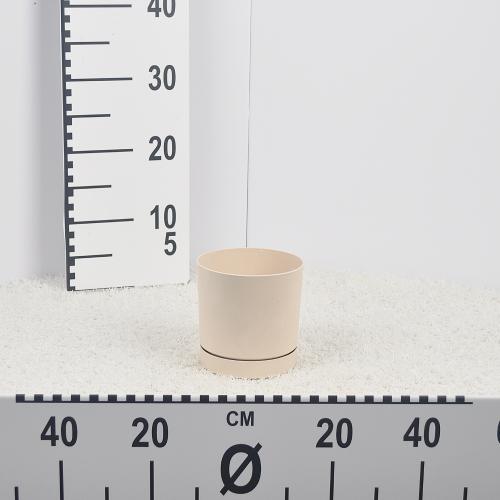 Flower pot TUBO P BETON EFFECT - cream