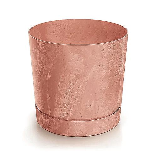 Flower pot TUBO P BETON EFFECT - terracotta