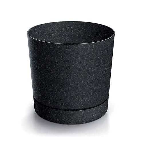 Flower pot TUBO P ECO WOOD - ECO anthracite