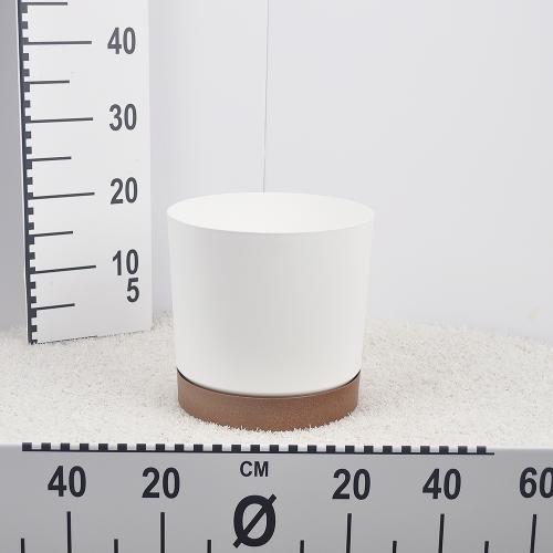 Flower pot TUBO PM - bialy