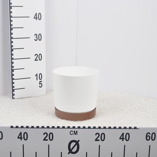 Flower pot TUBO PM - white
