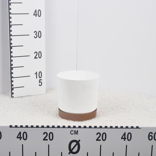Flower pot TUBO PM - biely