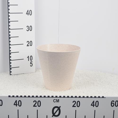 Flower pot TUBUS - ECO white