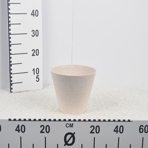 Flower pot TUBUS - ECO white