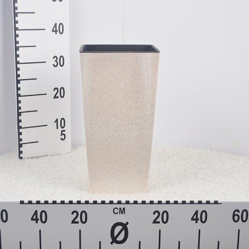 Flower pot URBI SQUARE ECO - eco white
