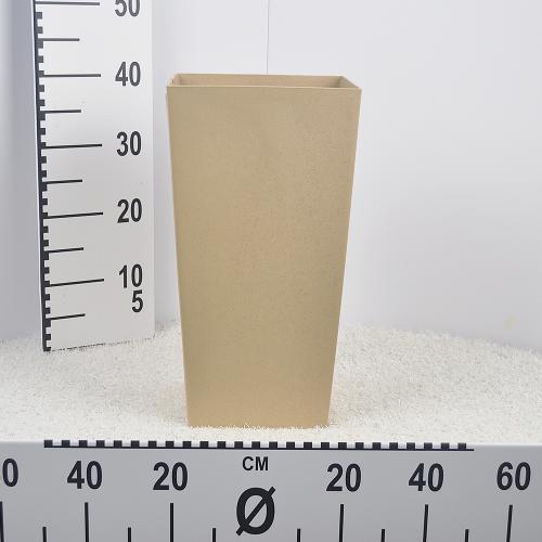 Flower pot Urbi Square Eco - milk coffee