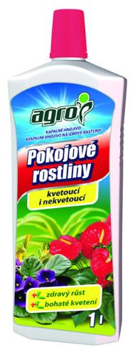 Hnojivo na izbové rastliny kvap. 1l AGRO