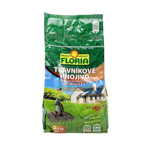 Hnojivo min. travnikové proti krtom 2,5kg FLORIA