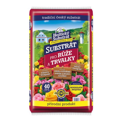 Hoštický substrát na ruže 40l
