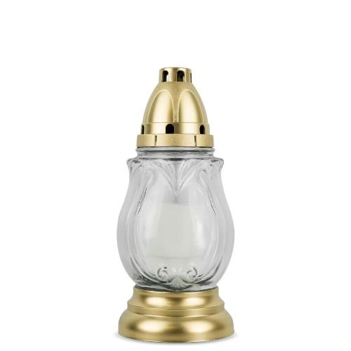Kahan sklo DP 444 gold/silver/grafit/topaz mix