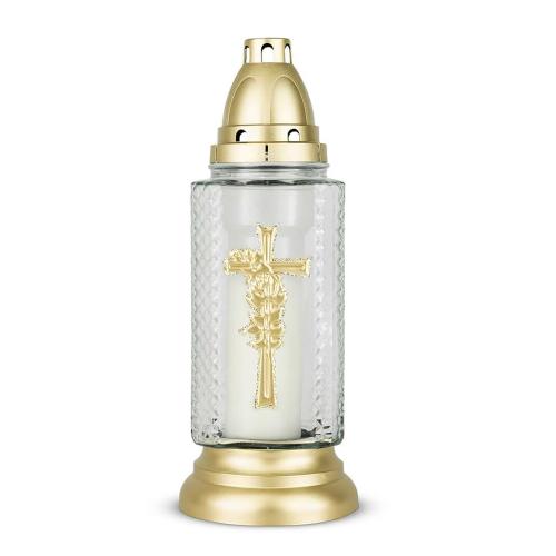 Kahan sklo DP 501 kríž MB gold/silver