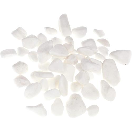 Kamen Mramor okruhliak, 3-5cm, biela, 25kg