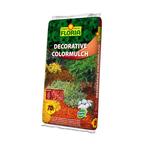 Floria dekoračný mulč hnedý,červený,žltý, oranžový 70l