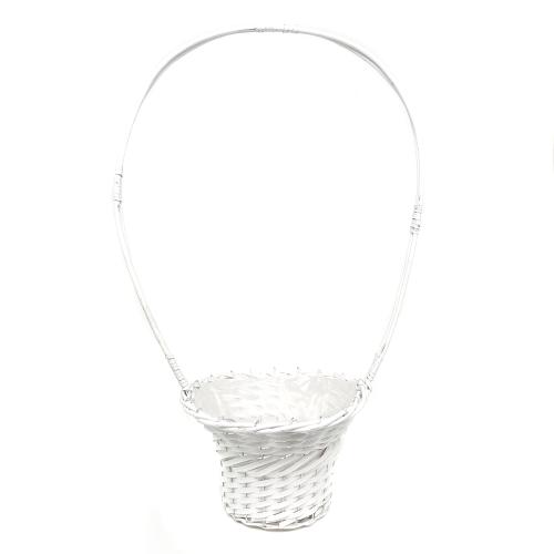 Kôš prút. vysoký biely