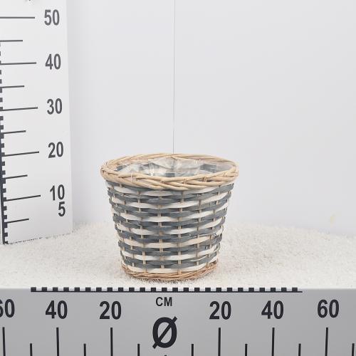 Kôš prútený okrúhly vysoký 4/4