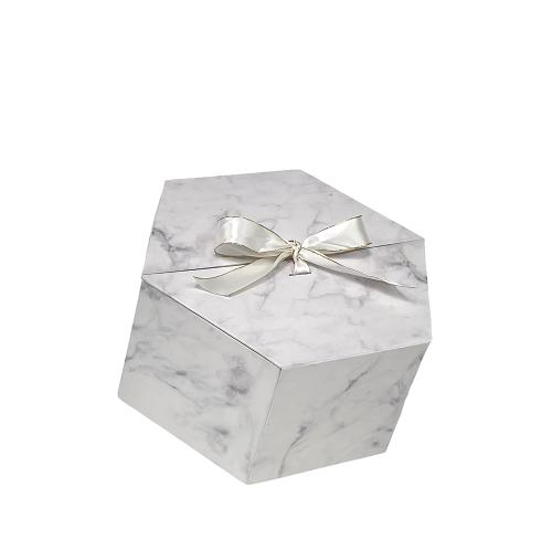 Box šesťhran biely mramor 2/2