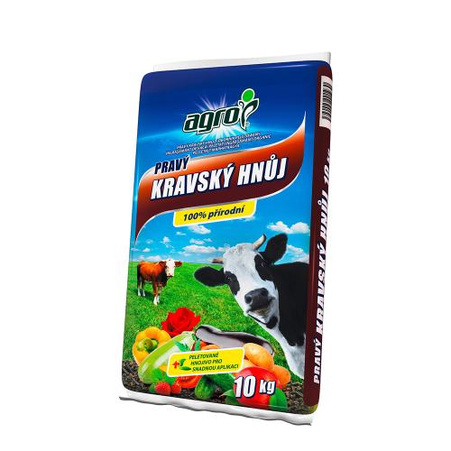 Kravský hnoj 10kg AGRO