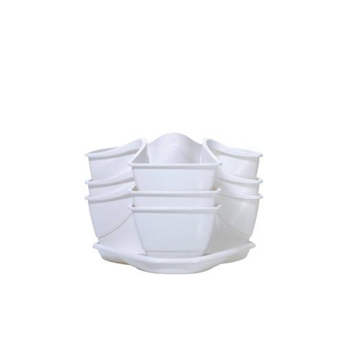 Kvetináč bylinkár COUBI 29,5cm biely