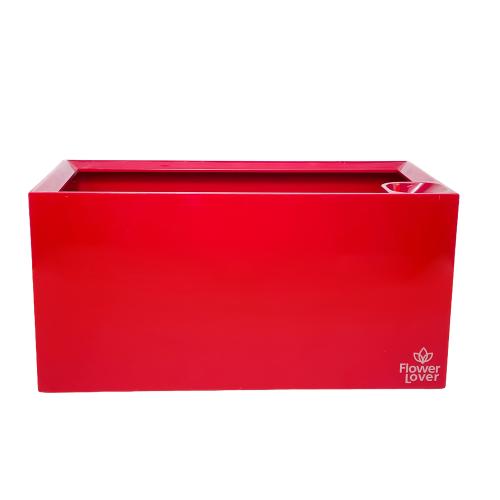 Kvetinac CUBICO 33x42x21 červená