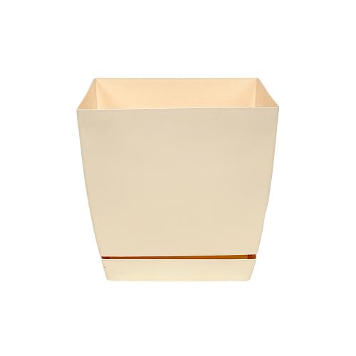 Kvetináč DUKP kvadrát s podm. 21cm krém