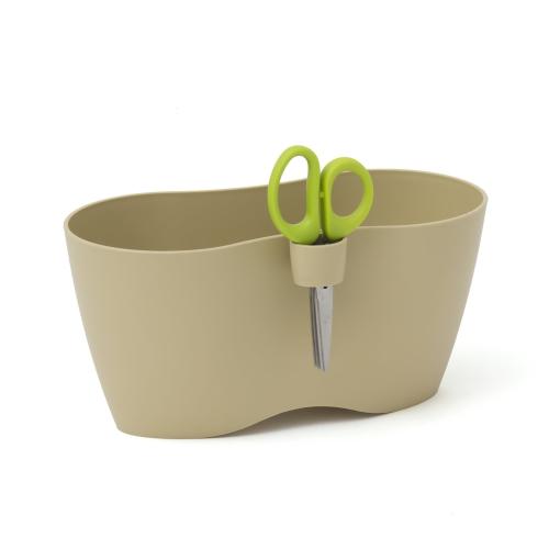 Kvetináč LIMES DUBLO 25cm káva