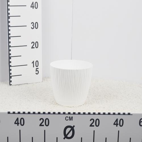 Kvetináč s podm. SANDY P biely 18,8cm