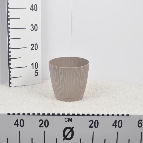 Kvetináč s podm. SANDY P mocca 18,8cm