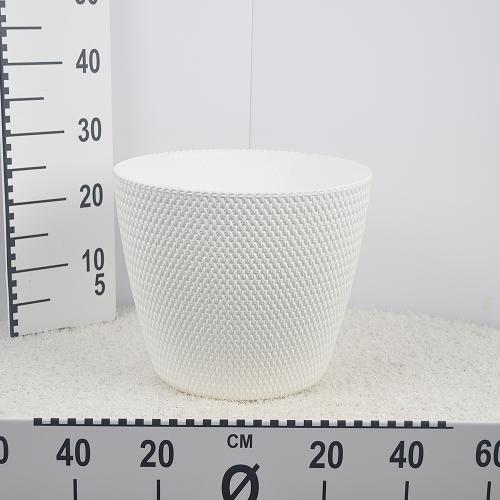 Kvetináč SPLOFY biely 34,1cm