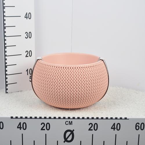 Kvetináč+vklad SPLOFY BOWL broskyňa 37cm