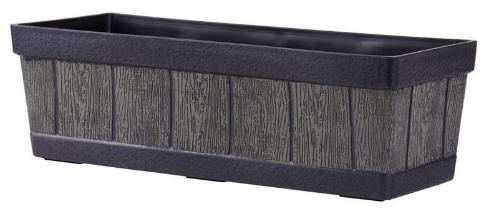 Kvetinac Woodeff 816, natural, 46x17x14 cm