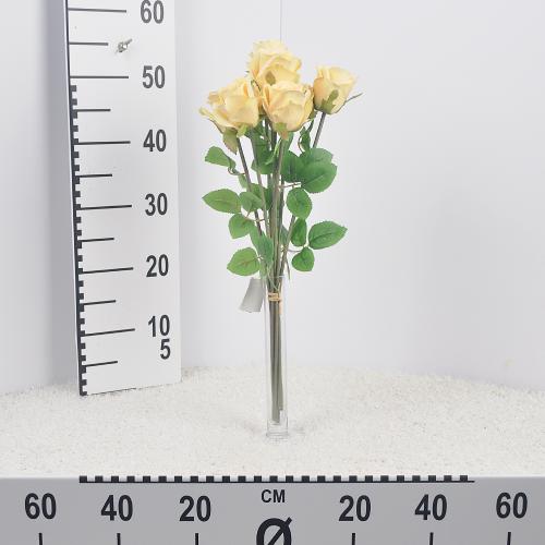 Kytica ruža x8 zväzok 50cm umelá