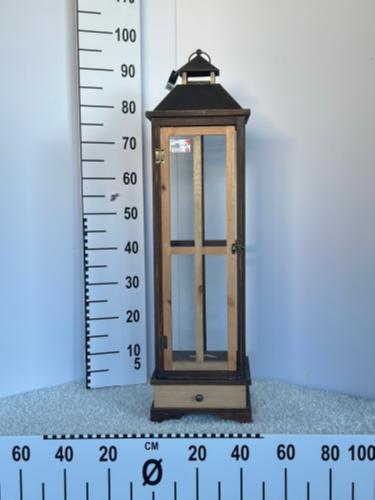 Lampáš drevo kov 25x25x92 1/2