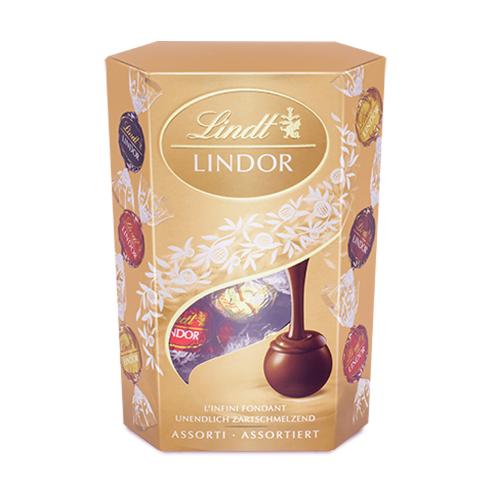 Lindor zlatý Assorti 200g