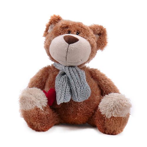 Macko so srdcom malý plyš 32/35cm