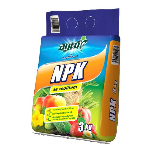 NPK 3kg min.hnojivo so zeolitom AGRO