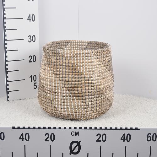 Obal prútený šedý 31x35cm 1/2