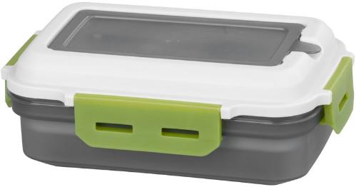 Obedár MagicHome, hranatý, 1,2 lit., s vidličkou/lyžicou, 23x15x8,8 cm