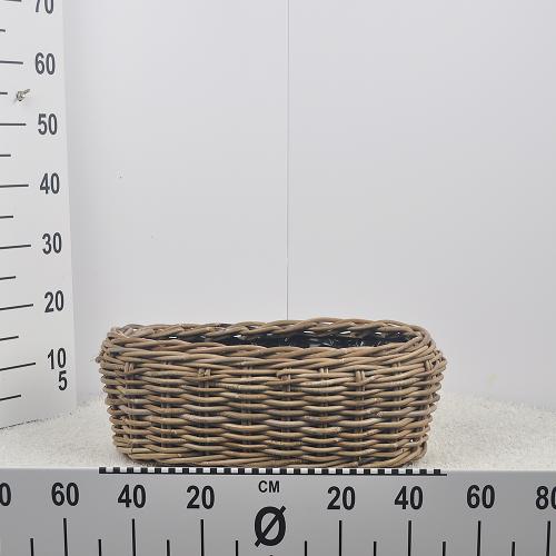 Truhlík prútený ovál 55x22x20H